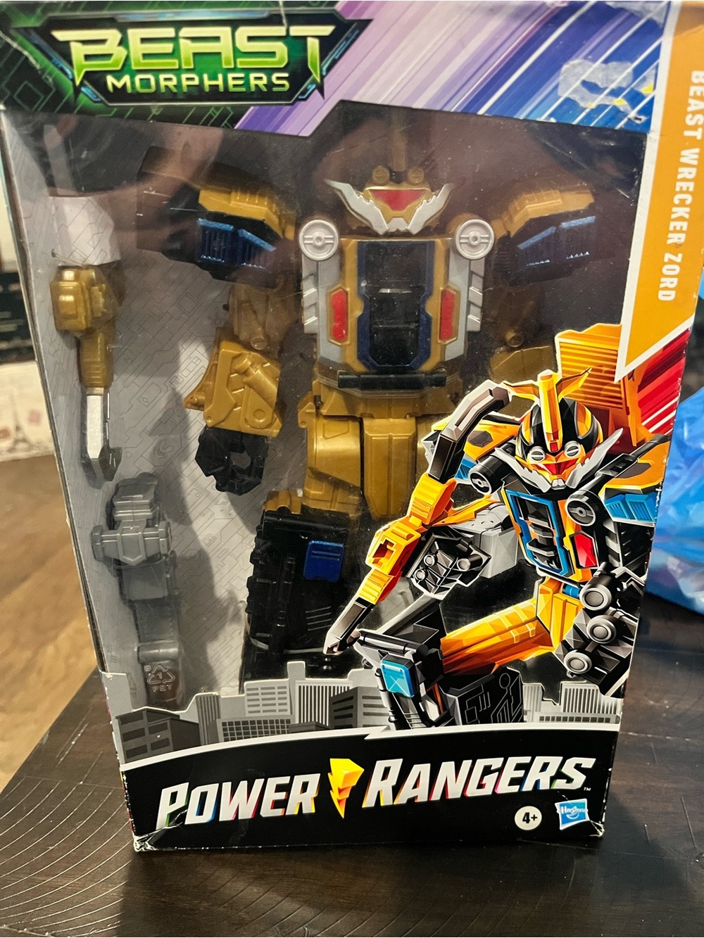 Power Ranger Beast Morphers Beast Wrecker Zord Action Figure - Gold/Black